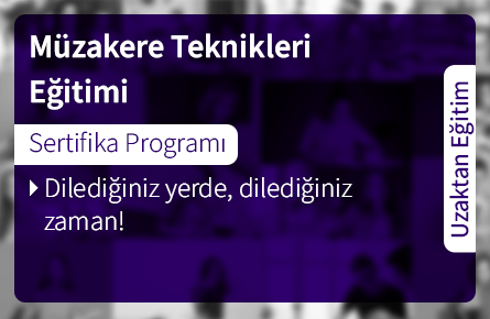 Müzakere Teknikleri Sertifika Programı