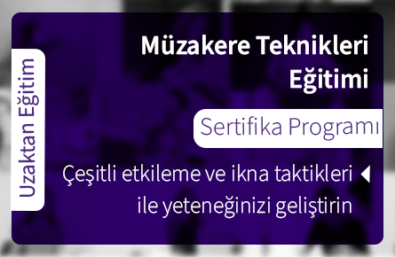 Müzakere Teknikleri Sertifika Programı