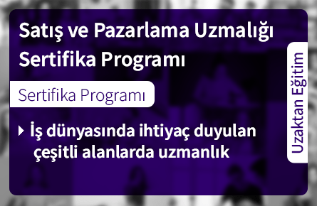 Satış ve Pazarlama Sertifika Programı